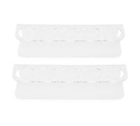 Adfaga Supporto fiala frigorifero salvaspazio fiala acrilica per parete organizer per 2,5 cm di diametro fiale per frigorifero soluzione durevole materiale acrilico trasparente 15x
