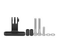 Adfaga Supporto per attacco manubrio per bicicletta Supporto per fotocamera in lega di alluminio per fotocamera sportiva Supporto per luce anteriore per bici Durevole Robusto Regol