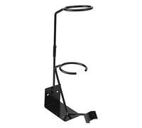 Adfaga Supporto professionale per pistola a spruzzo per vernice con alimentazione a gravità, con filtro rimovibile, supporto per montaggio a parete, struttura in acciaio resistente