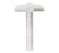Adfaga T TRASPAREnt ACRILICO REDA CON SCALA CM CM per l'inquadratura artistica Misurazione del disegno di disegno multiplo 19,2 x 12 x 3 cm