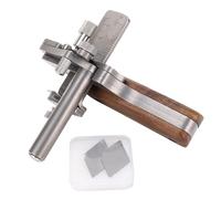 Adfaga Tagliastrisce manuale professionale per strisce di pelle Utensile per tagliare strisce di pelle in acciaio inossidabile 304 resistente con lame a cambio rapido per progetti