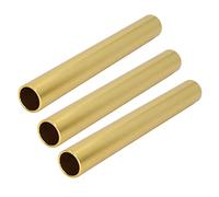 Adfaga Testimone da Competizione Lega di Alluminio Intagliato Cavo Colore Brillante Leggero Resistente Superficie Liscia per Gare di staffetta di Allenamento su Pista Giochi Sportivi 3 (Gialla)