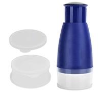 Adfaga Tritatutto Manuale per Aglio Pressa Manuale Utensile da Efficiente Taglierina Multiuso per Alimenti per Tritare Cipolle Noci con Lame in Acciaio Inossidabile 2 Contenitori (Blu)