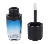 Adfaga Tubi per lucidalabbra in bottiglia Contenitori vuoti 4,5 ml Gradiente trasparente Nero Blu Conchiglia Forma quadrata Tubi per olio per labbra fai te per truccatori e appas