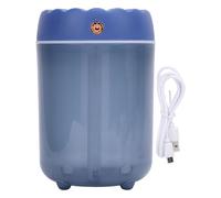 Adfaga Umidificatore alimentato tramite USB Umidificatore a nebbia fredda da 1,8 l di grande capacità con 7 colori che cambiano luce notturna Spegnimento automatico Doppio ugello p