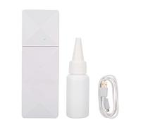 Adfaga USB portatile Nano Handy Mist Spray Umidificatore Idratazione viso Atomizzazione Spruzzatore Nebbia rapida e finissima Idratante per la pelle Nessun trucco Rovina per pelli (loto bianco)