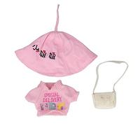 Adfaga Vestiti in peluche di anatra Set da 3 pezzi Lavabile, morbido e adatto alla pelle, simpatico animaletto di peluche di anatra gialla per ragazze e ragazzi (Scrivo)