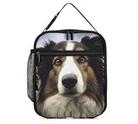 ADFGYERH Borsa per il pranzo con cane pecora, riutilizzabile, ad alta capacità, borsa per il pranzo per uomini e donne, portatile, isolata, borsa per il pranzo per cantieri, lavoro e uso quotidiano