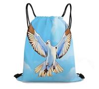 ADFGYERH Gabbiani in borsa da volo, design con cordino aperto, zaino con coulisse comodo e portatile, piccolo zaino adatto per la vita quotidiana, il lavoro in ufficio, i viaggi e altri scenari.