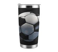 ADFGYERH Tazza da viaggio portatile da viaggio per auto, adatta al portabicchieri dell'auto, tazza da viaggio riutilizzabile da 590 ml, regalo a prova di perdite, regalo per donne e uomini, tazza da
