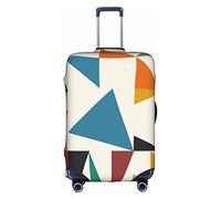 ADFSHIDS Copertura elastica lavabile per valigie con stampe moderne di metà secolo, adatta per bagagli da 45 a 81 cm, Stampe moderne di metà secolo, Large