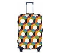 ADFSHIDS Shining Overlook - Copertura elastica lavabile per valigia, adatta per bagagli da 45 a 81 cm, Sguardo splendente, Large