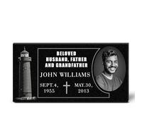 ADFSTONE Targhe Commemorative Personalizzate per tombe di lapide Personalizzata per Animali Domestici, Cane, Gatto, Pietra tombale Personalizzata Commemorative Personalizzate, Mini tombali