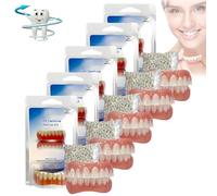 ADFUGE Yunpso Vumela Fivfivgo Denture Silicone Reline Kit, 5 Set, Soft Denture Reline Kit, Instant Perfect Teeth, Customized Comfort, Safe and Durable, Easy Application, 1 Kit