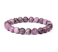 ADGJL Bracciale Pietre Naturali, 7 Chakra Pietra Naturale Perline Braccialetto Viola Sugilite Bracciali Elastici Coppia Gioielli Fascino Diffusore Minimalista Donna Uomo Regalo