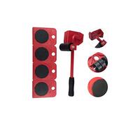 ADGO - Kit per spostare mobili, con cric per sollevamento da 150 kg