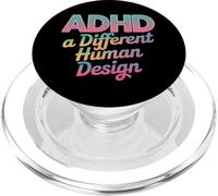 ADHD A Different Human Design Awareness Dichiarazione Citazione PopSockets PopGrip per MagSafe