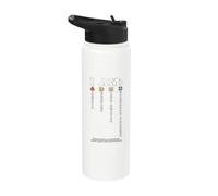 ADHD Autentico Determinato Altamente Creativo Diverso Stainless Steel Insulated Water Bottle
