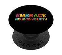 ADHD Autism ASD Embrace Neurodiversity PopSockets PopGrip Adesivo