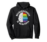 ADHD Autism Awareness Neurodiversity is Beautiful Felpa con Cappuccio