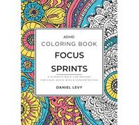 ADHD Coloring Book for Adults: Focus Sprints: 5-15 Minute Bold Line Designs for Calm, Quick Wins, and Concentration