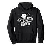 ADHD: disturbo da deficit di attenzione da sollevamento pesante, palestra ADHD Felpa con Cappuccio