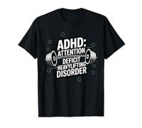 ADHD: disturbo da deficit di attenzione da sollevamento pesante, palestra ADHD Maglietta
