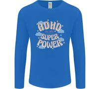 ADHD È Il Mio Superpotere Uomo Manica Lunga T-Shirt
