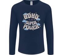 ADHD È Il Mio Superpotere Uomo Manica Lunga T-Shirt
