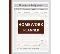 ADHD Homework Planner For Students: Undated Weekly & Daily Layouts - With Prioritization Prompts - An Assignment Journal Notebook For Middle, High School, Online & College