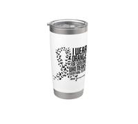ADHD Indosso l"arancione per qualcuno che significa tutto per me Bicchiere termico in acciaio inox doppia parete