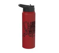 ADHD Indosso l"arancione per qualcuno che significa tutto per me Stainless Steel Insulated Water Bottle