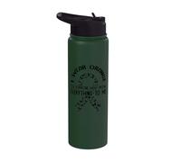 ADHD Indosso l"arancione per qualcuno che significa tutto per me Stainless Steel Insulated Water Bottle