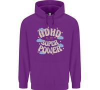 Adhd Is My Superpower Bambini Felpa con Cappuccio