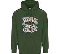 Adhd Is My Superpower Bambini Felpa con Cappuccio