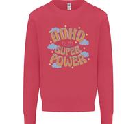 Adhd Is My Superpower Bambini Felpa Maglione