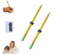 Adhd Pencil - Silent Sensory Tool For Stress Relief, Pencil with Nut, Stress Relief Rotating Pen Perfect for School Office Home (2 Pcs)