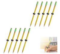 ADHD Pencil, Threaded Fidget Pencil for ADHD & Anxiety, Silent Sensory Tool Stress Relief Rotating Pen Perfect for School Office Home, Quiet Fidget Focus & Calming (10Pcs)
