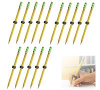 ADHD Pencil, Threaded Fidget Pencil for ADHD & Anxiety, Silent Sensory Tool Stress Relief Rotating Pen Perfect for School Office Home, Quiet Fidget Focus & Calming (15Pcs)