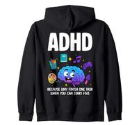ADHD perché Finire Un Compito Quando Puoi Iniziare Cinque Felpa con Cappuccio