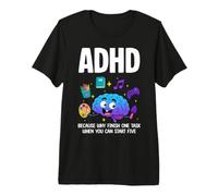 ADHD perché Finire Un Compito Quando Puoi Iniziare Cinque Maglietta Premium