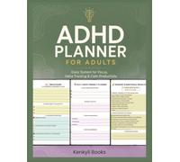 ADHD Planner for Adults: Daily Organizer for Focus, Habit Tracking, Time Management & Emotional Regulation | Neurodivergent-Friendly Productivity ... Dump, Task Breakdown & Distraction Tracker