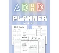 ADHD Planner for Adults: Detailed Daily Planner with Weekly & Monthly Personal O