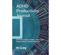 ADHD Productivity Journal: Built for Neurodivergent Minds - Brain Dump, Dopamine Menu, & Weekly Reset Pages: Built for Neurodivergent Minds - Brain Dump, Dopamine Menu, & Weekly Reset Pages