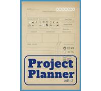 ADHD - Project Planner: ADHD-Friendly Daily To-Do Lists, Undated Productivity Notepad for Adults (Men & Women)