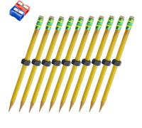 ADHD - Set di matite antistress, per alleviare l'ansia, con dadi e bulloni, strumento antistress per studenti, adolescenti e adulti, ideale per uso in classe o in ufficio (verde, 10 pezzi)
