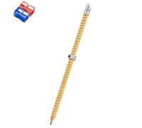 ADHD - Set di matite antistress, per alleviare l'ansia, con dadi e bulloni, strumento antistress per studenti, adolescenti e adulti, ideale per uso in classe o in ufficio (argento, 1 pezzo)