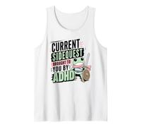 ADHD Sidequest Rana Adventurer Gioco Umorismo Canotta