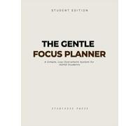 ADHD Student Planner - Undated Academic Focus Organizer