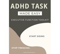 ADHD Task Paralysis Workbook | Executive Functioning Workbook for Adults with ADHD: ADHD Task Tracker & Guided Journal